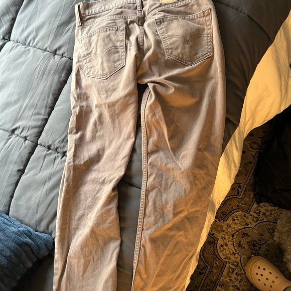 Levi's 511 Classic Strait Light Brown Denim Pants Size 29 - Picture 3 of 5